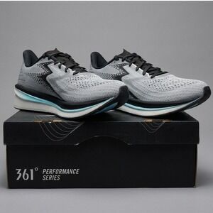 361 Degrees Centauri Women's Running Shoes Oyster Mushroom Black Size 12 NIB